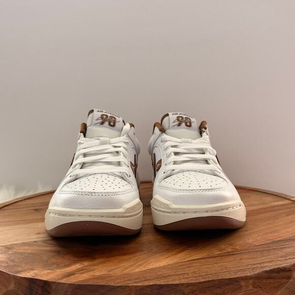 Nike Jordan Stadium 90 White Brown Women's Casual Shoes Size 6.5 FB2269-121 New - Picture 4 of 10